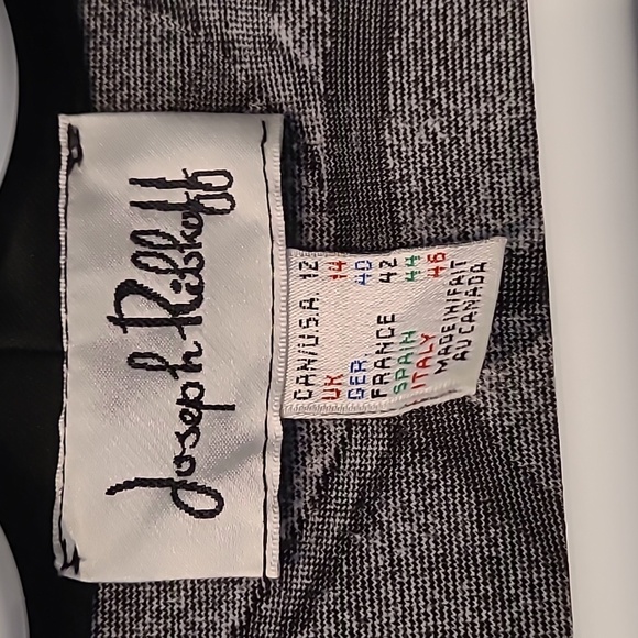 Women's size 12 jacket black and white knit - Picture 2 of 8